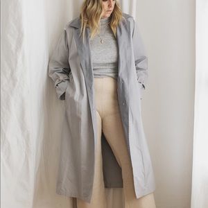 SOLD Vintage London Fog baby blue trench coat